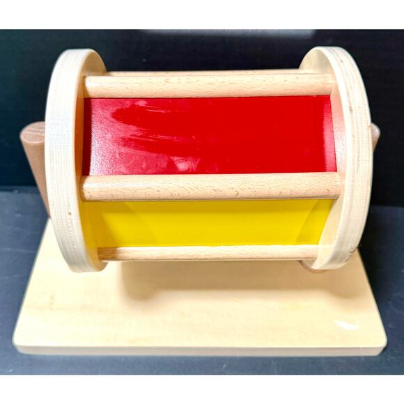Lovevery Spinning Rainbow Montessori Wooden Toy 5-6 months rattles sensory - Picture 4 of 6